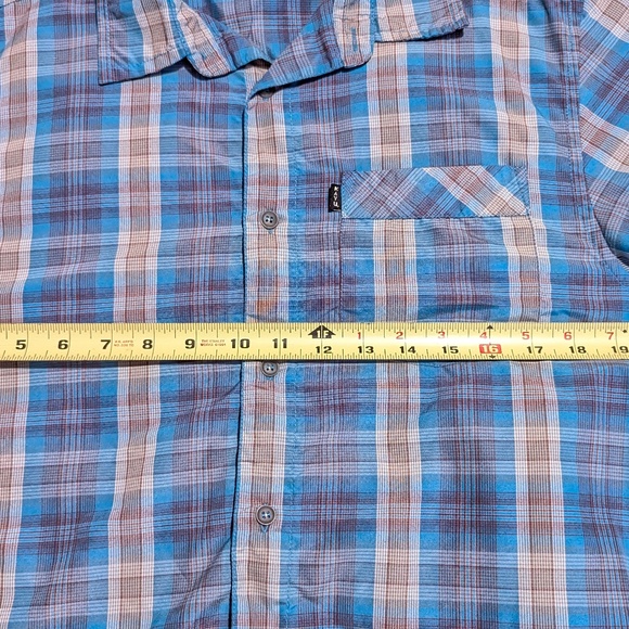 Kavu Large Mens plaid button down shirt - Picture 4 of 7